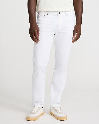 Slim White Hyper Stretch Jeans | Express