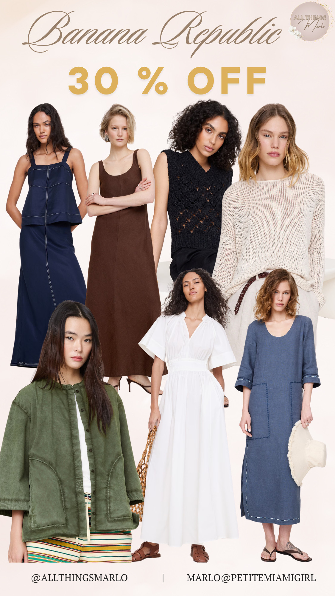 Banana Republic 30% off. 

 #LTKSeasonal #LTKSaleAlert #LTKWorkwear