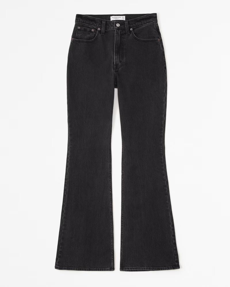 Women's Curve Love High Rise Vintage Flare Jean | Women's Bottoms | Abercrombie.com | Abercrombie & Fitch (US)