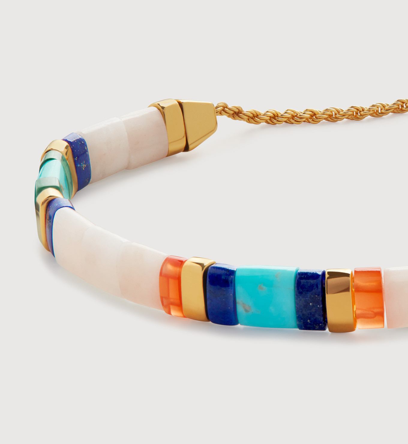 Delphi Multi Gemstone Friendship Bracelet | Monica Vinader (US)