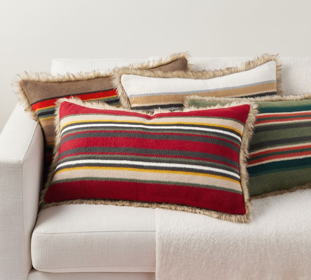Pendleton® Yakima Stripe Lumbar Pillow | Pottery Barn (US)