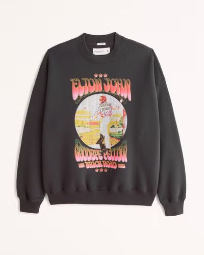 Pride Elton John Crew Sweatshirt | Abercrombie & Fitch (US)