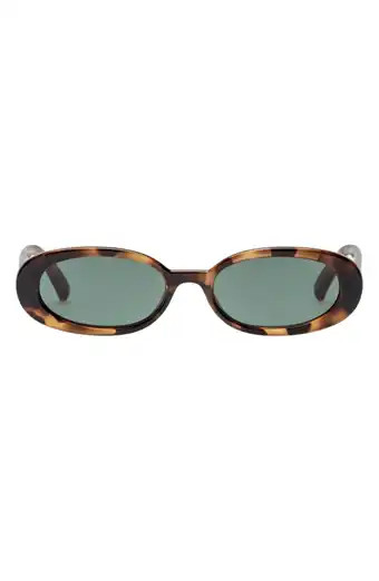 Felt Cute 52mm Gradient Small Oval Sunglasses | Nordstrom