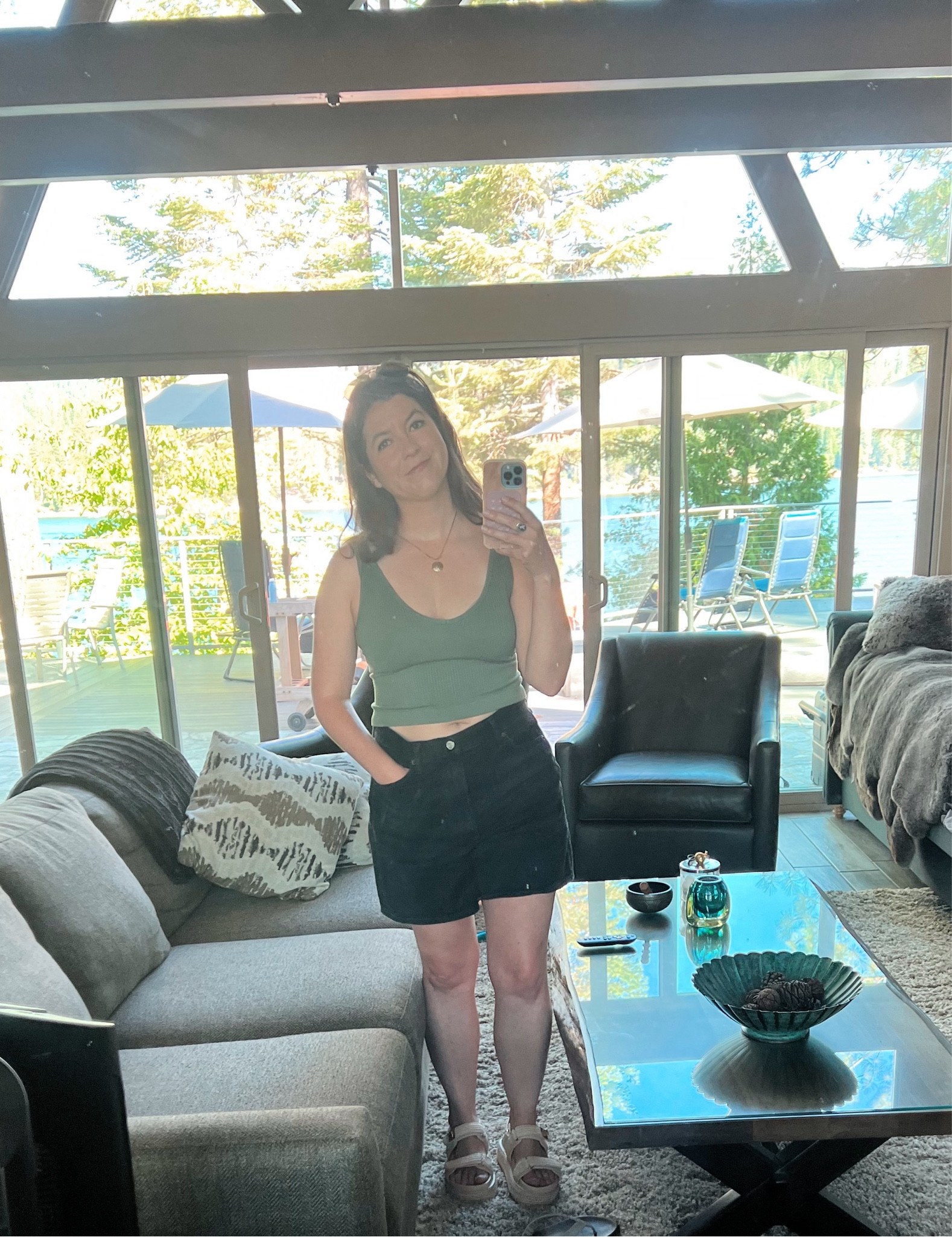 🌞 Perfect lake day outfit 🎣 

From boating to a lunch date to sunset fishing 💕 Entire outfit from Revolve, shoes are from Steve Madden! 

#revolve 

#LTKShoeCrush #LTKMidsize #LTKSeasonal