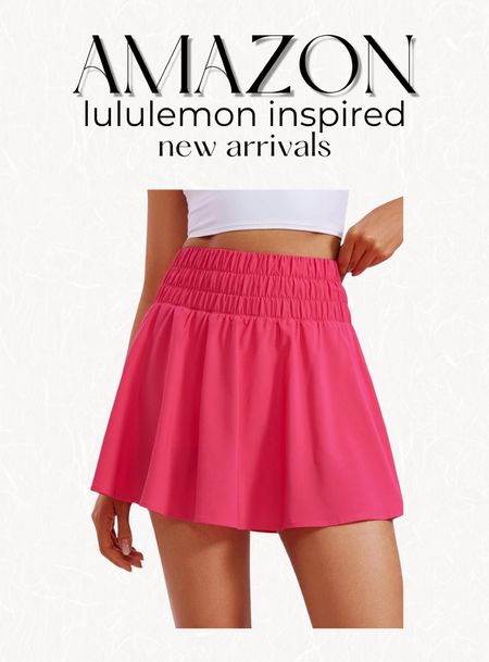 New arrival Lululemon inspired skort from amazon! So cute for summer! 💖🫶🏻

#LTKSeasonal #LTKFindsUnder50 #LTKStyleTip