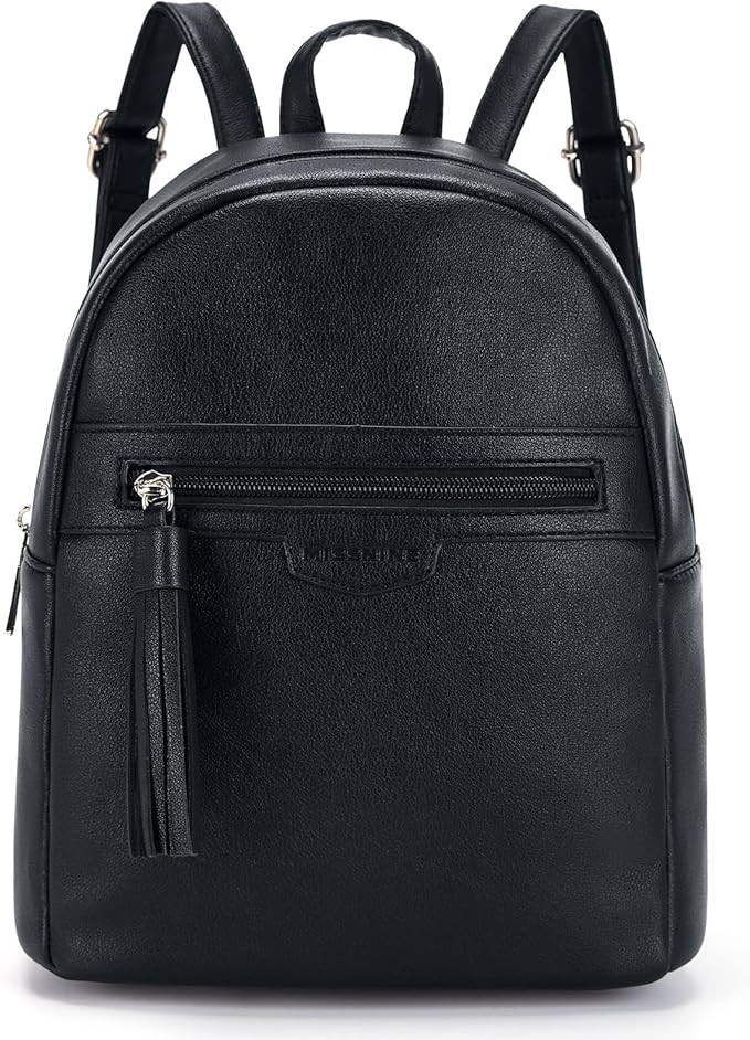 Missnine Mini Backpack for Women Small Backpack Purse With Tassel Cute PU Leather Bookbag Fashion... | Amazon (US)