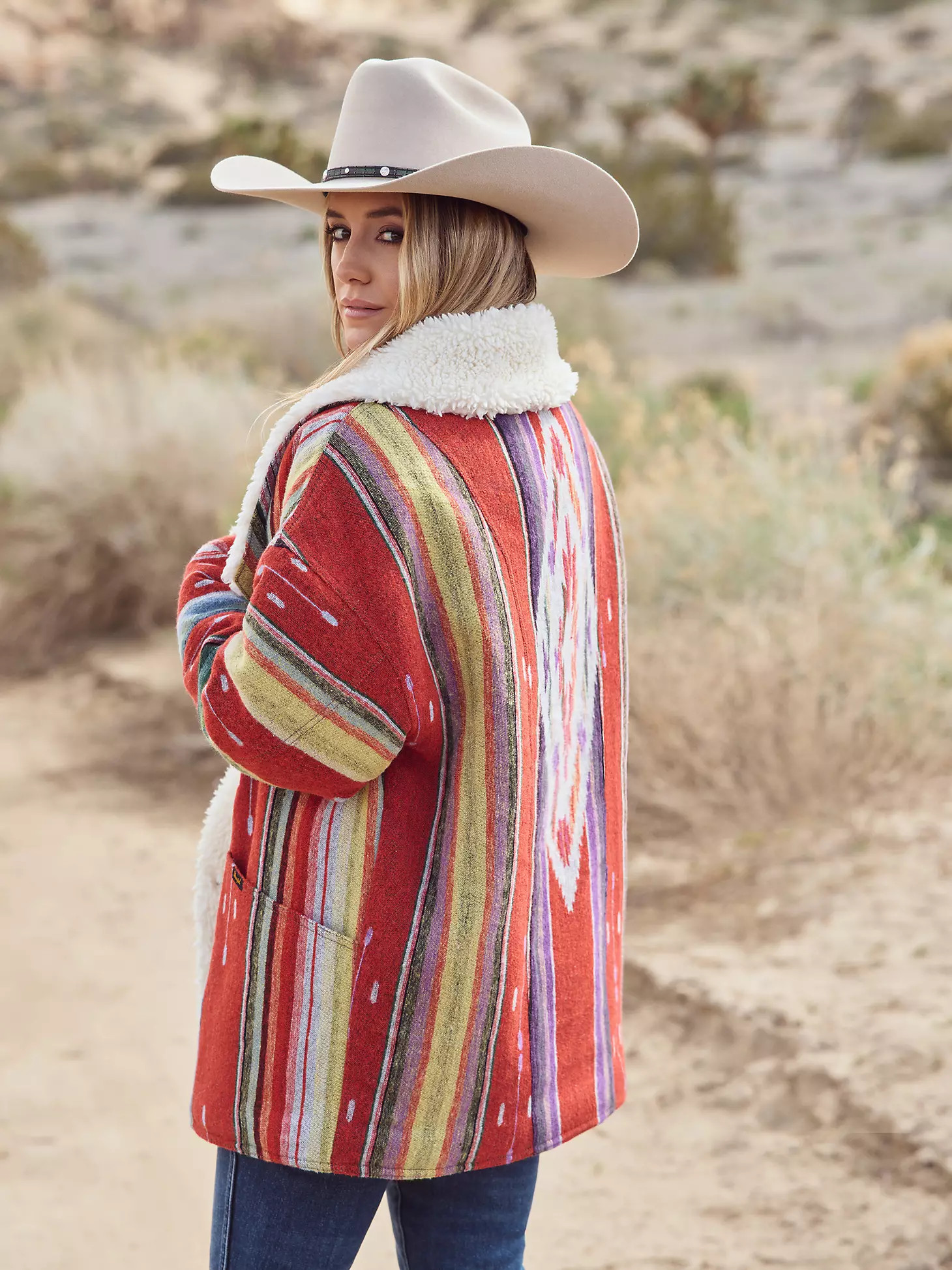 Wrangler x Lainey Wilson Sunburst Sherpa Coat | Wrangler