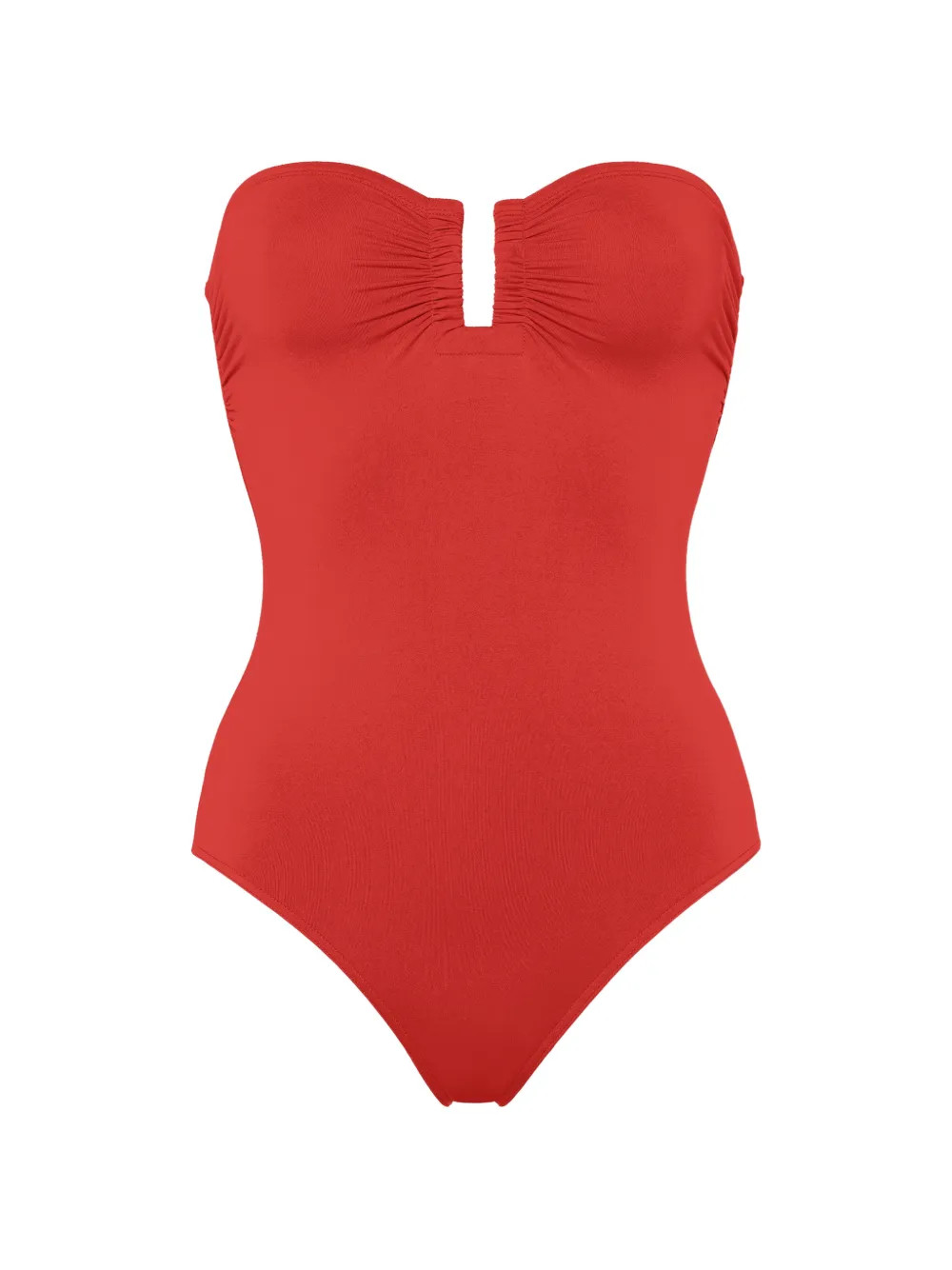 ERES Cassiopée ruched swimsuit - Red | Farfetch Global