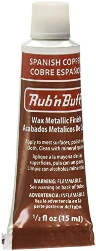 AMACO 76368H Rub 'n Buff Wax Metallic Finish, Spanish Copper, 0.5-Fluid Ounce | Amazon (US)