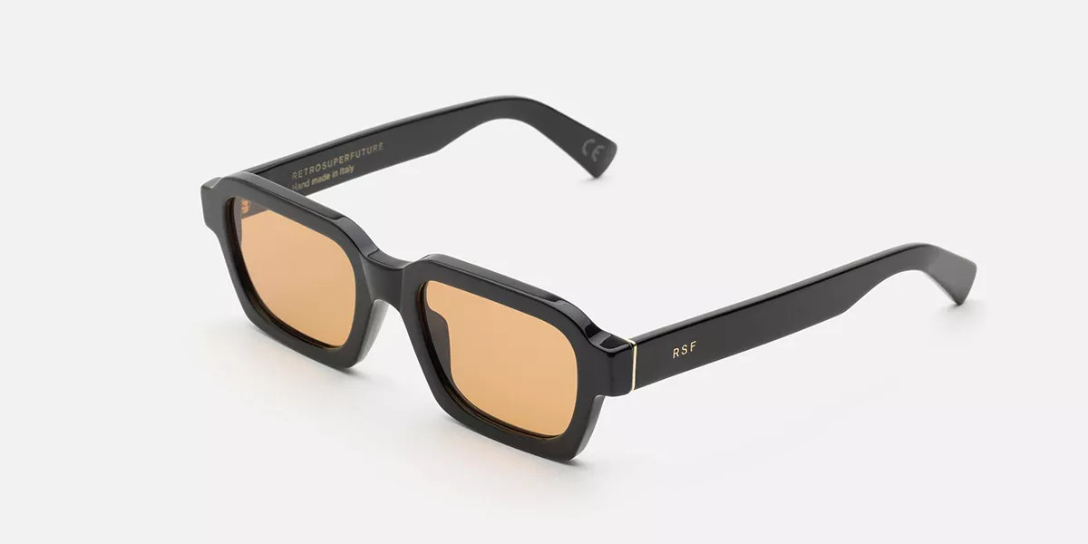 Retrosuperfuture Caro IFGJ 4KJ Men's Sunglasses Black Size 52 | SmartBuyGlasses Global