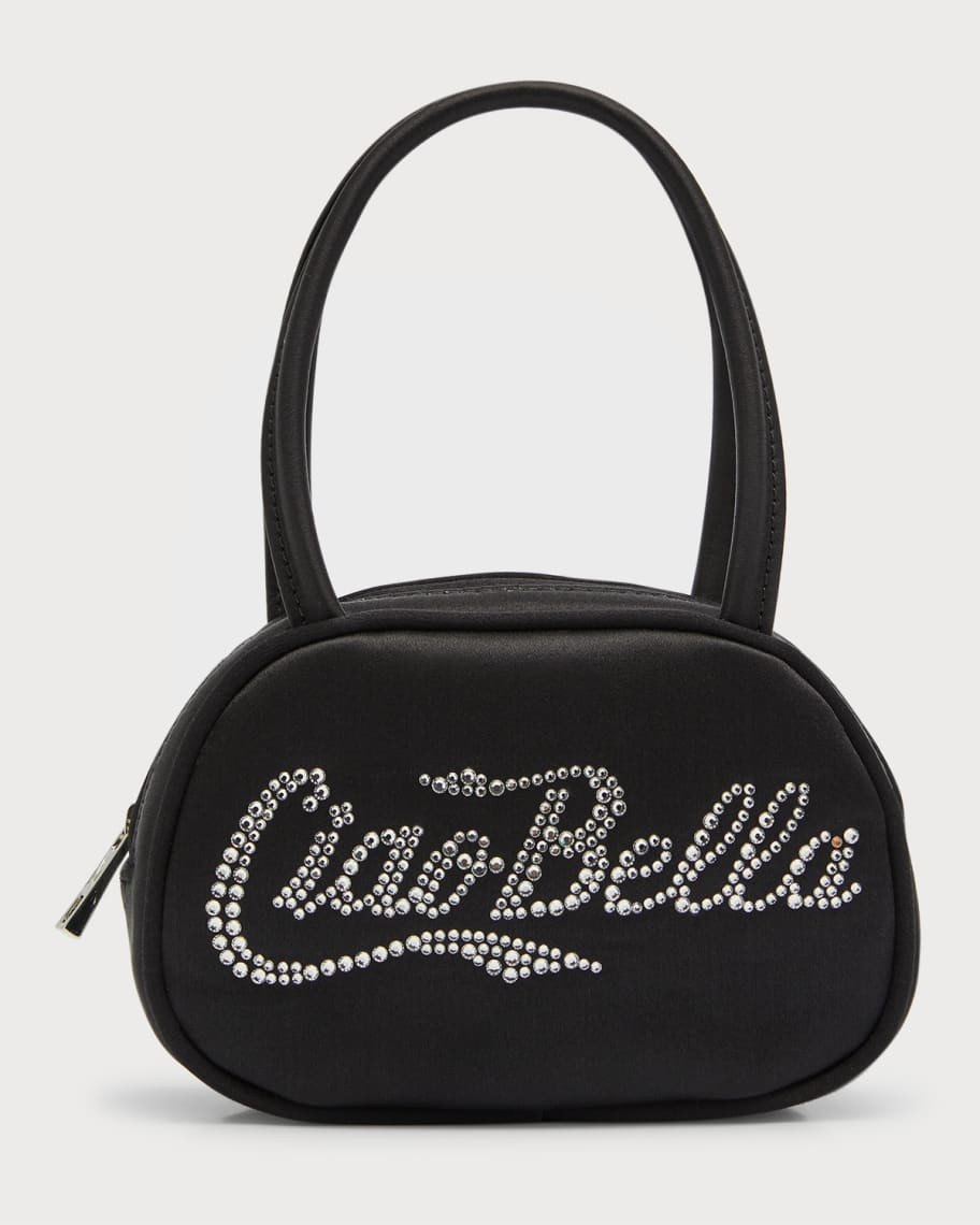 Amina Muaddi Superamini Bella Ciao Bella Satin Bag | Neiman Marcus
