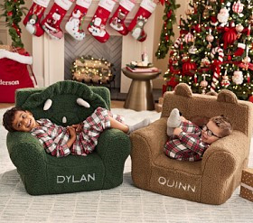 Anywhere Chair®, Sherpa Critter Collection | Pottery Barn Kids