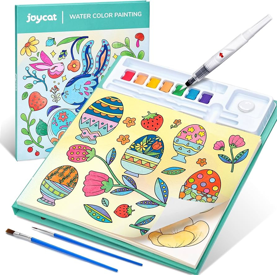 JoyCat Paint with Water Coloring Books for Toddlers, Watercolor Painting Sets for Kids Ages 3-5 4... | Amazon (US)