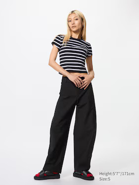 WOMEN'S JERSEY BARREL LEG PANTS | UNIQLO AU | Uniqlo Australia