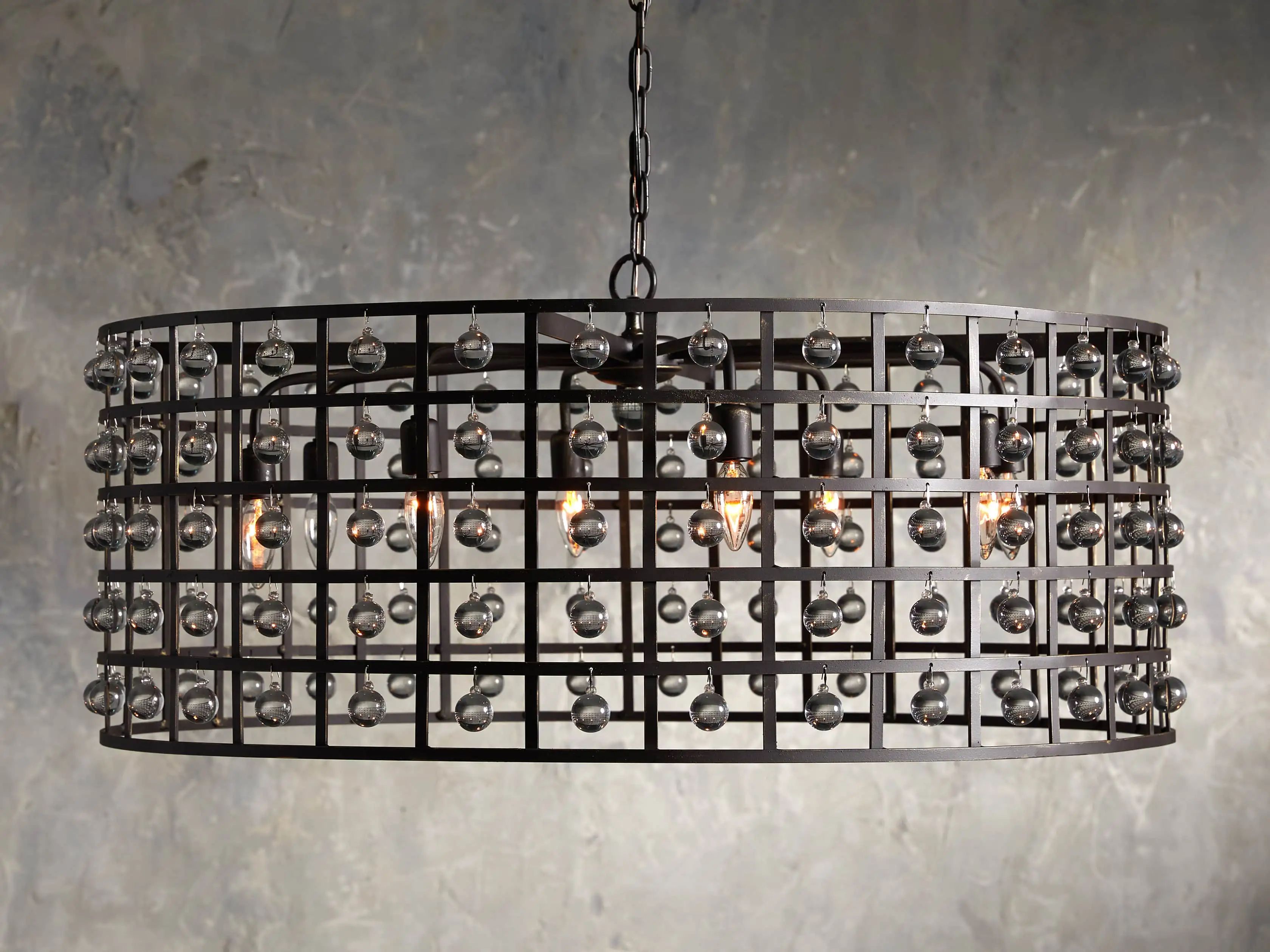 La Cage 8 Light Round Chandelier | Arhaus