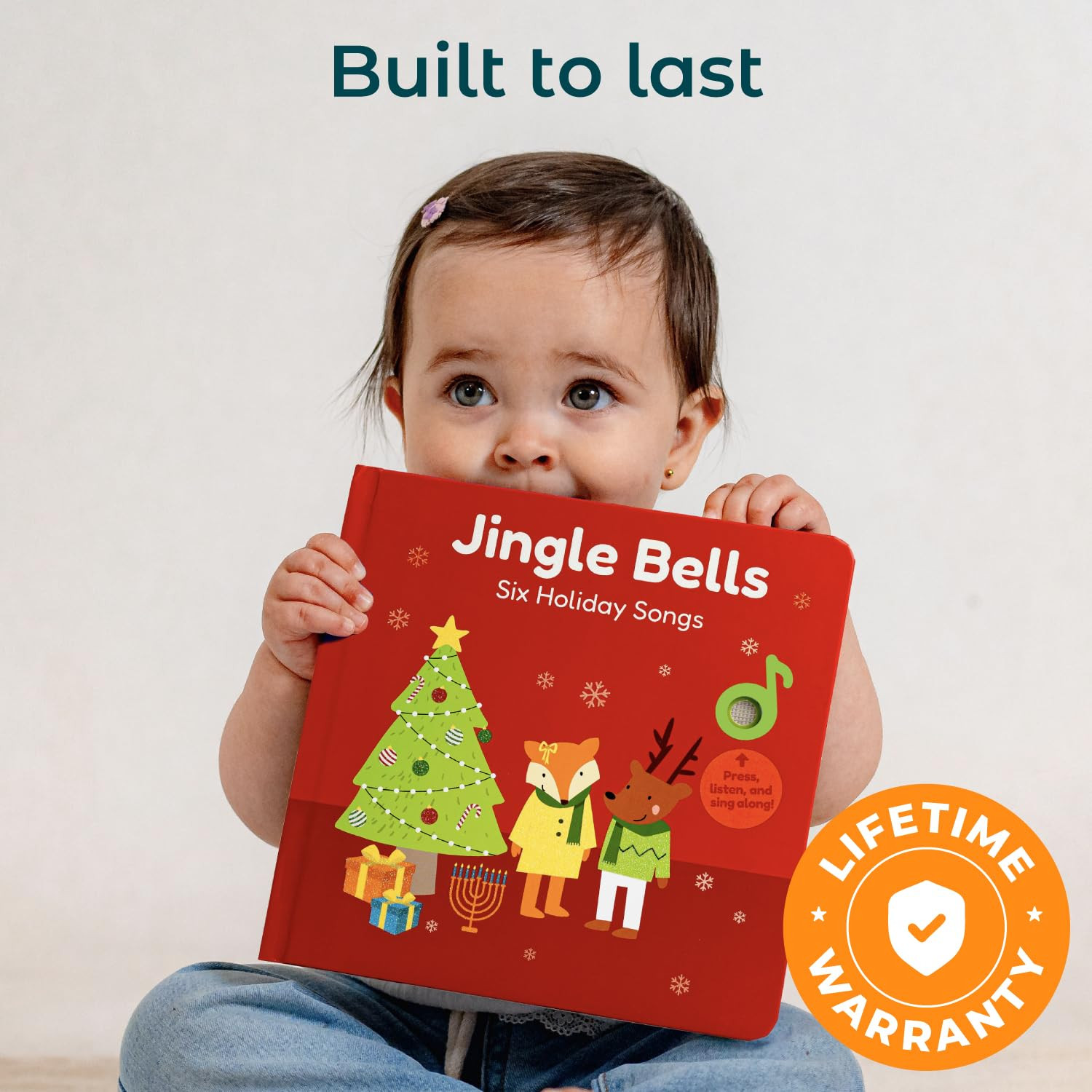 Cali's Books Jingle Bells USB-C Rechargeable Christmas Musical Book - Toddler Interactive Christm... | Amazon (US)