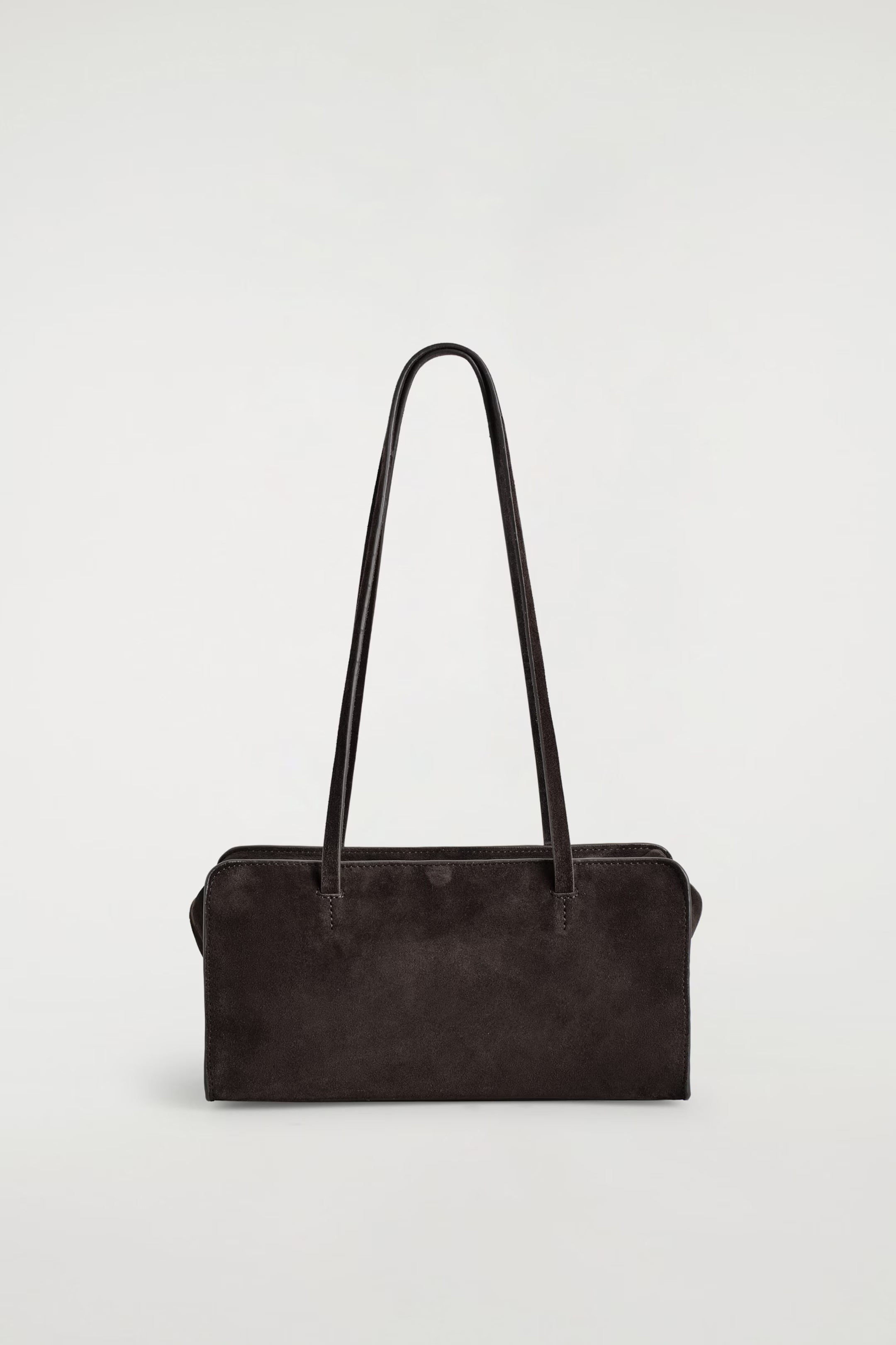 MARAIS MINI BOWLING BAG - SUEDE - DARK BROWN | COS GB | COS UK