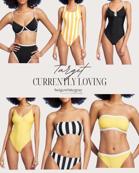 Summer bathing suit for women at target! New and now!! Loving the yellow trend!! Linked here 

#LTKSeasonal #LTKfindsunder50 #LTKstyletip