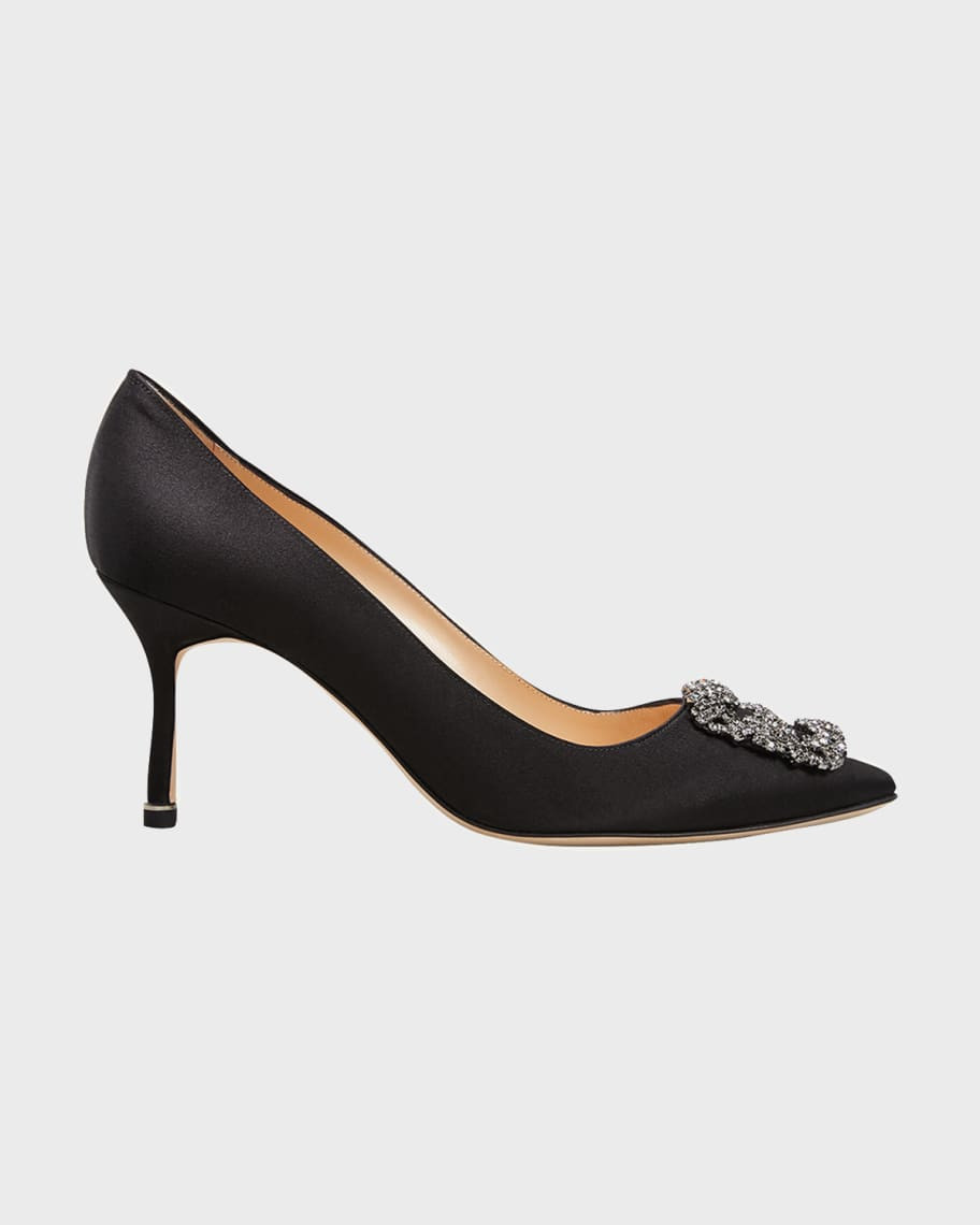 Manolo Blahnik Hangisi 70mm Pump | Neiman Marcus