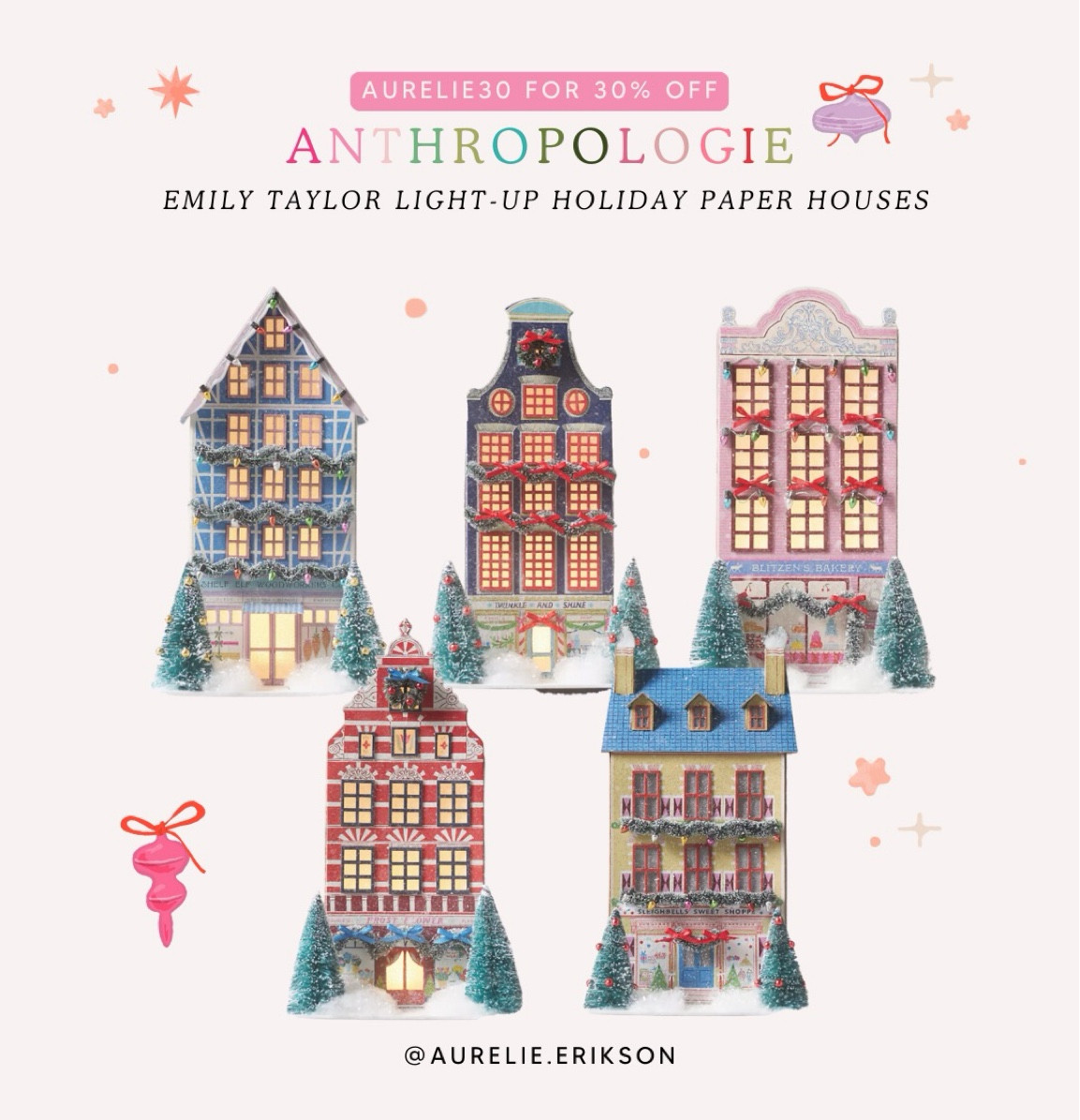 My favorite Christmas houses 🤩  use code AURELIE30

#LTKHoliday #LTKSeasonal #LTKCyberWeek