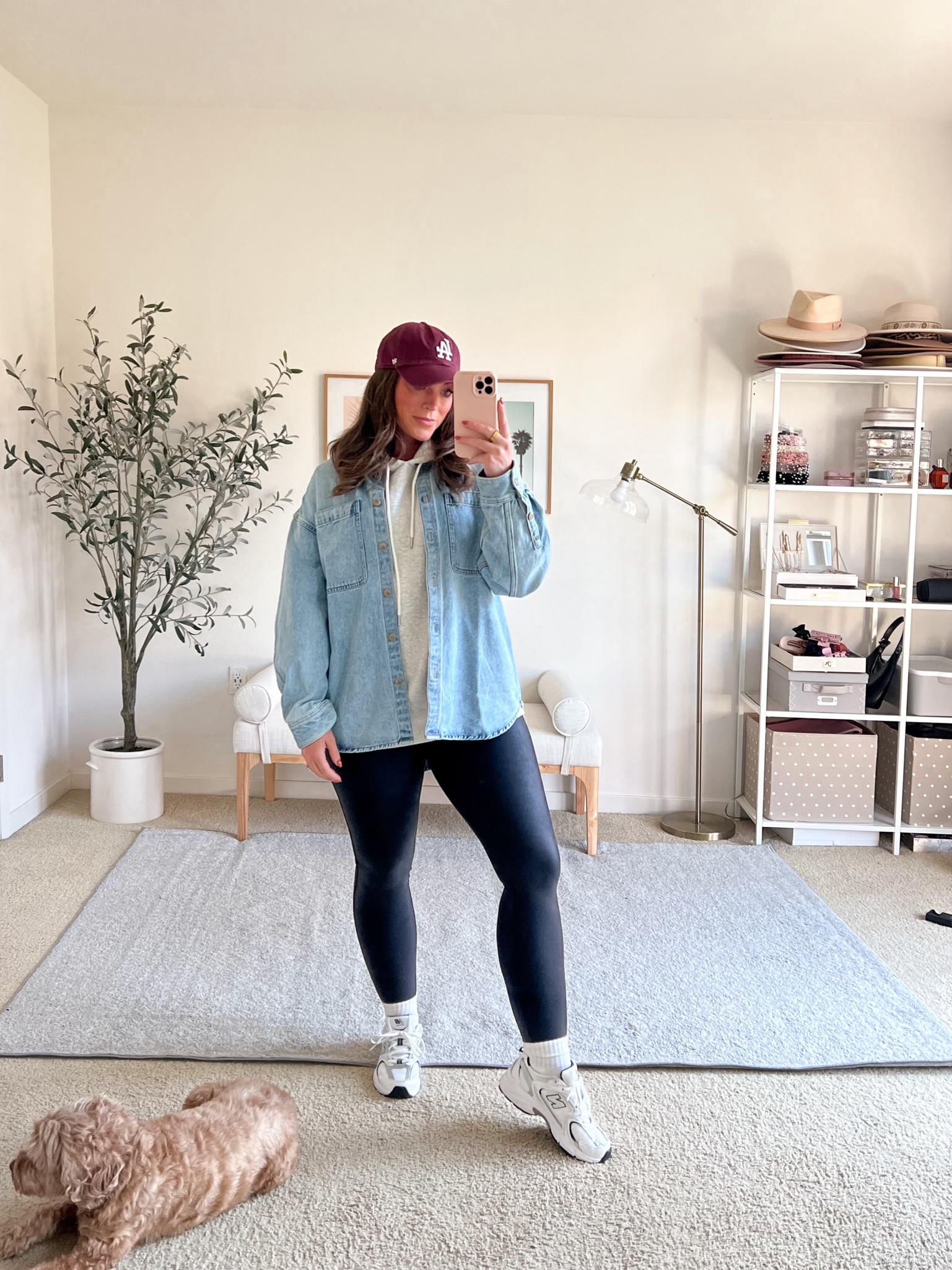 Super casual and easy way to style spanx faux leather leggings!

Medium in leggings
Large in hoodie and jean shirt 



#LTKFindsUnder100 #LTKMidsize #LTKSeasonal