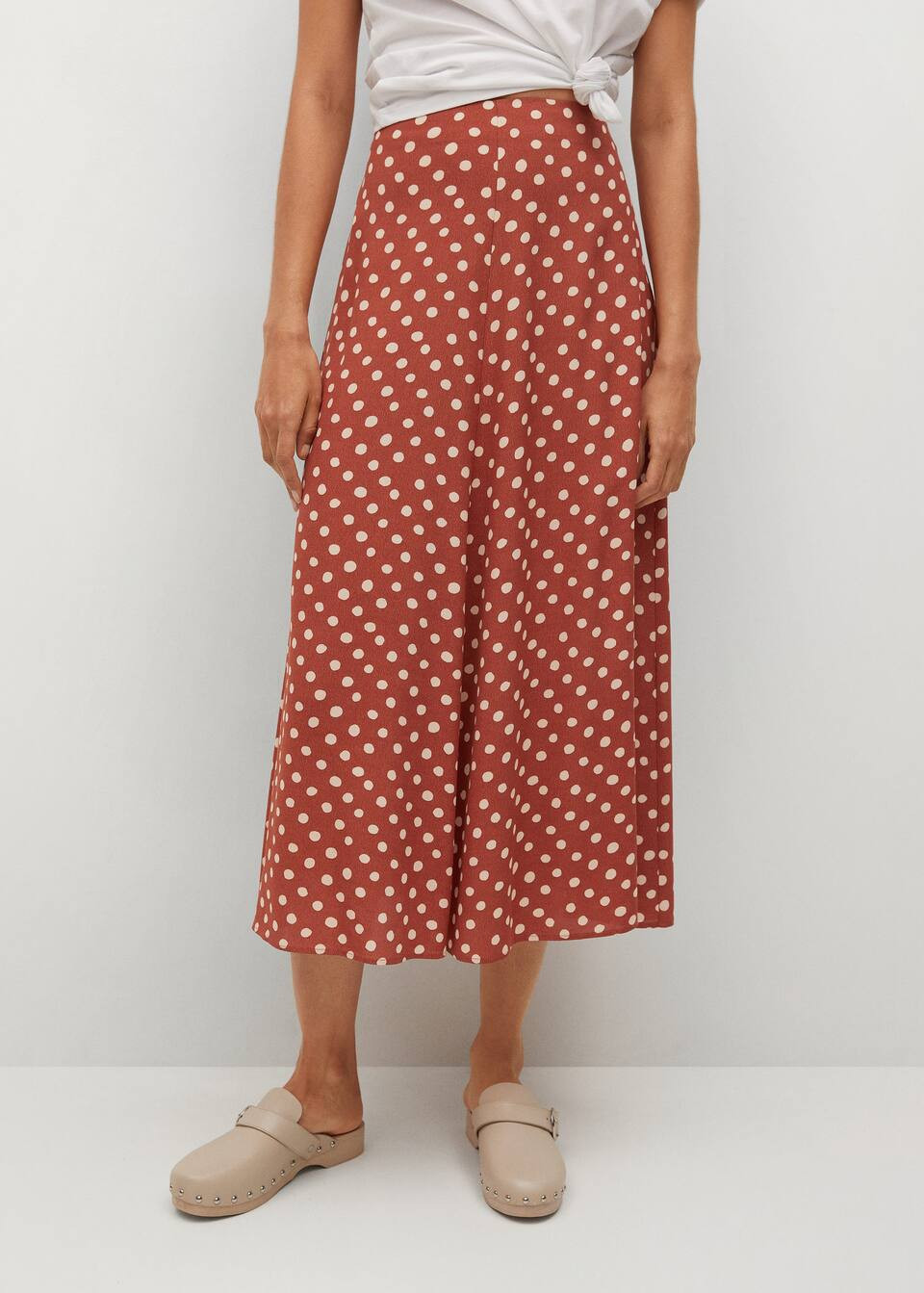 Printed midi skirt | MANGO (US)