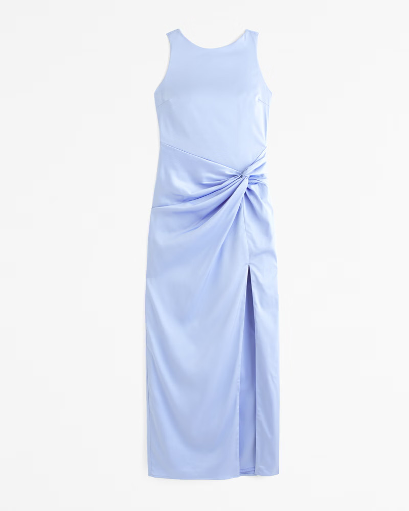 Women's Draped Skirt Maxi Dress | Women's Dresses & Jumpsuits | Abercrombie.com | Abercrombie & Fitch (US)