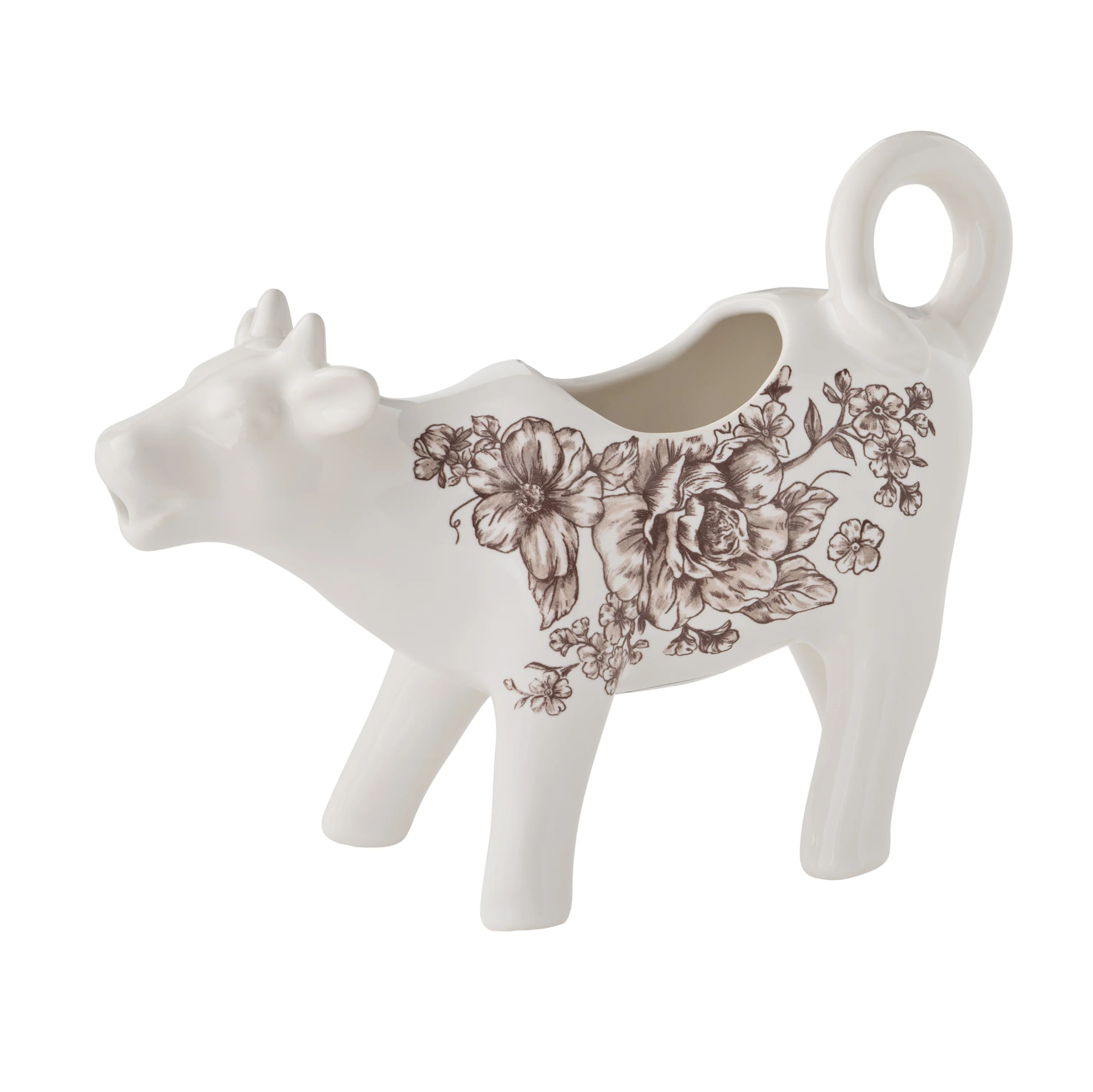 The Pioneer Woman Agatha Stoneware Cow Creamer, Brown | Walmart (US)