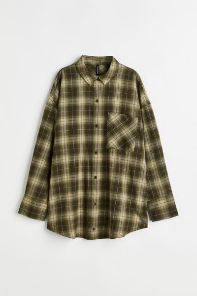 Oversized Flannel Shirt | H&M (US + CA)