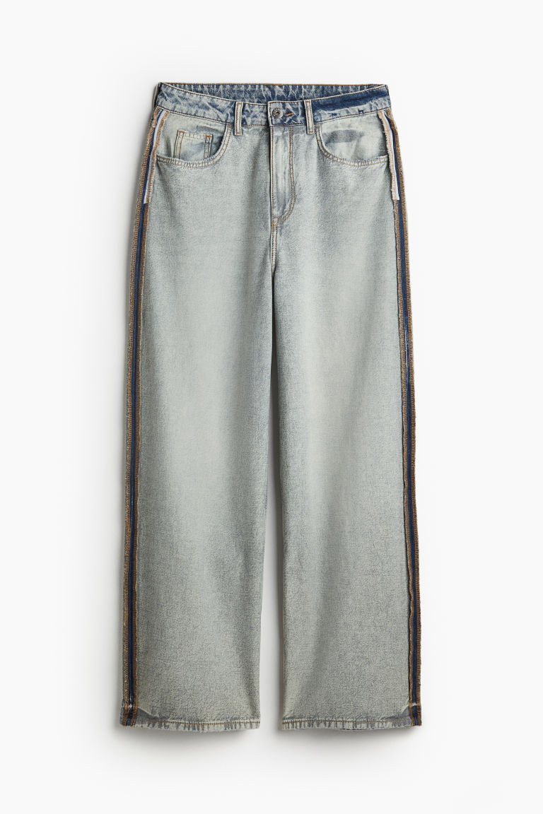 H & M - Baggy Wide Low Jeans - Blue | H&M (US + CA)