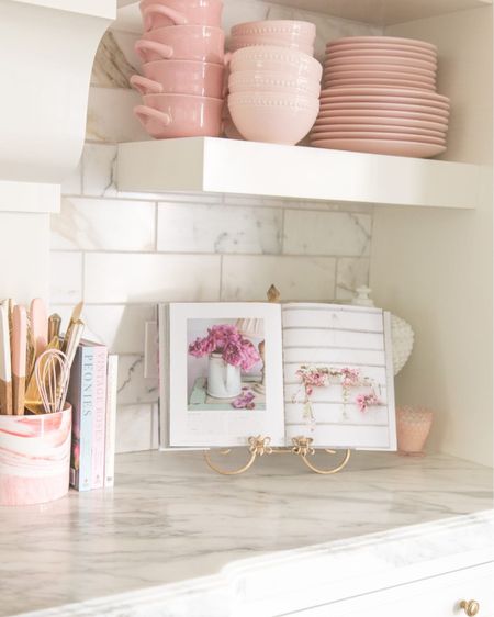 Spring kitchen sources for open shelves and some of my favorite decor books!

#LTKhome #LTKSeasonal #LTKfamily