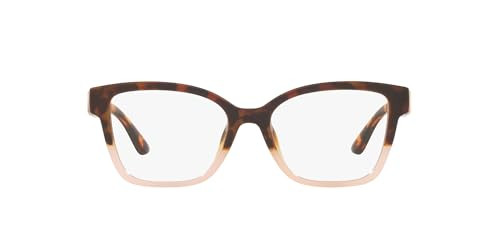 Michael Kors Women's MK4094U Karlie I Universal Fit Square Prescription Eyewear Frames, Dark Tortoise/Pink/Demo Lens, 53 mm | Amazon (US)