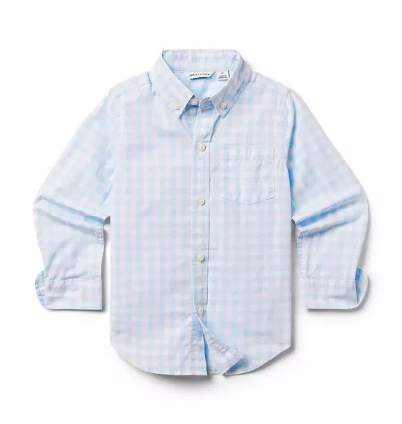 Gingham Poplin Shirt | Janie and Jack