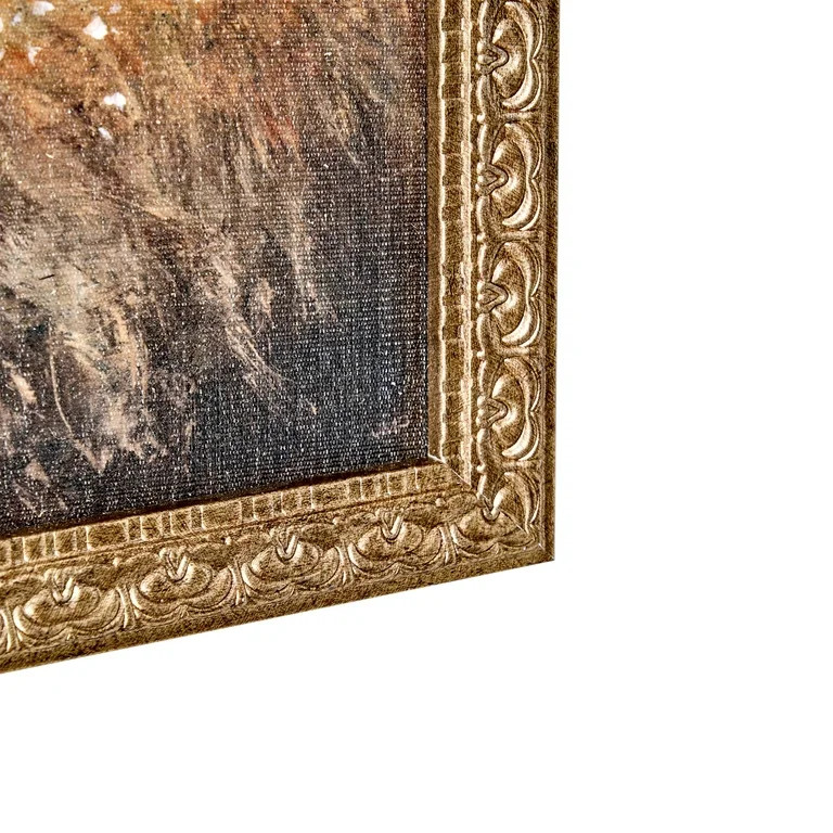 Home Decor Collection Calm Meadow Landscape Wall Art, Nature Canvas Print with Wood Bronze Frame,... | Walmart (US)