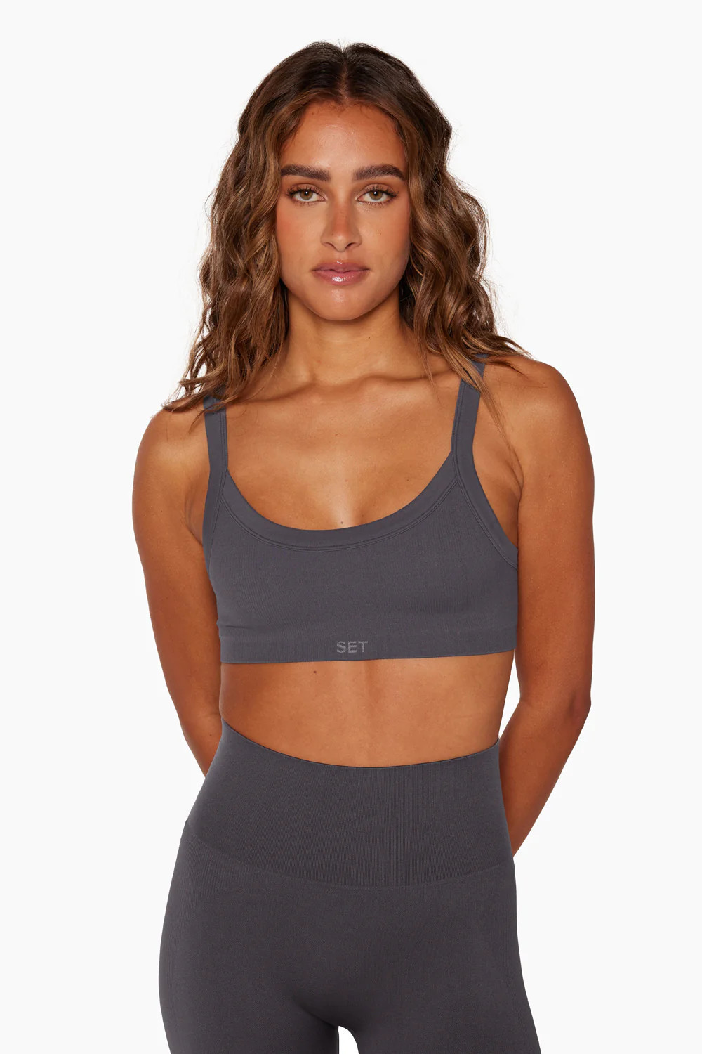 SCULPTFLEX® LOW BACK CAMI BRA - PEBBLE | SET Active