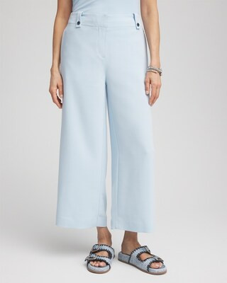 Crepe Wide-Leg Culotte Pants | Chico's
