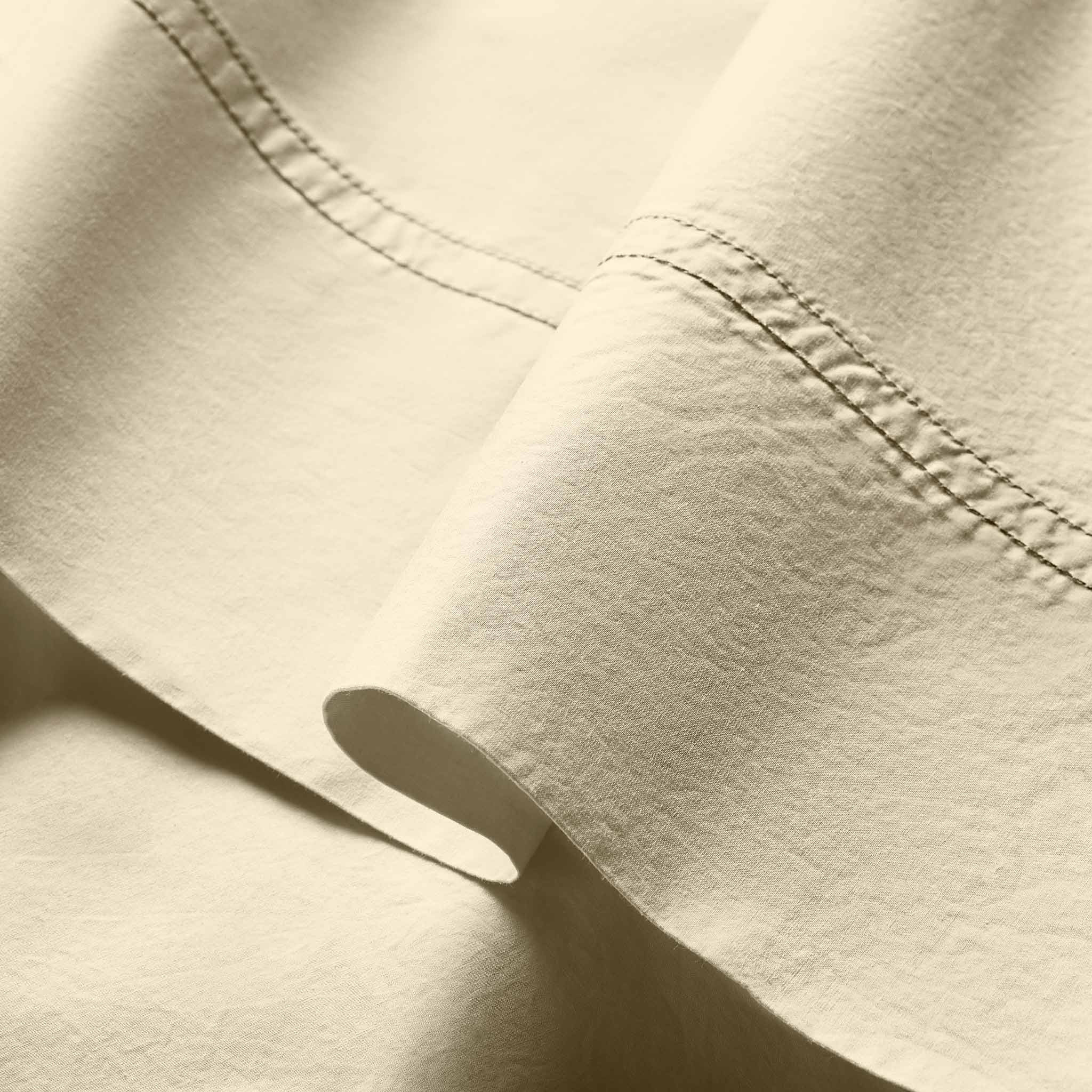 Brooklinen Washed Classic Percale Holiday Hosting Bundle in Stone | Brooklinen