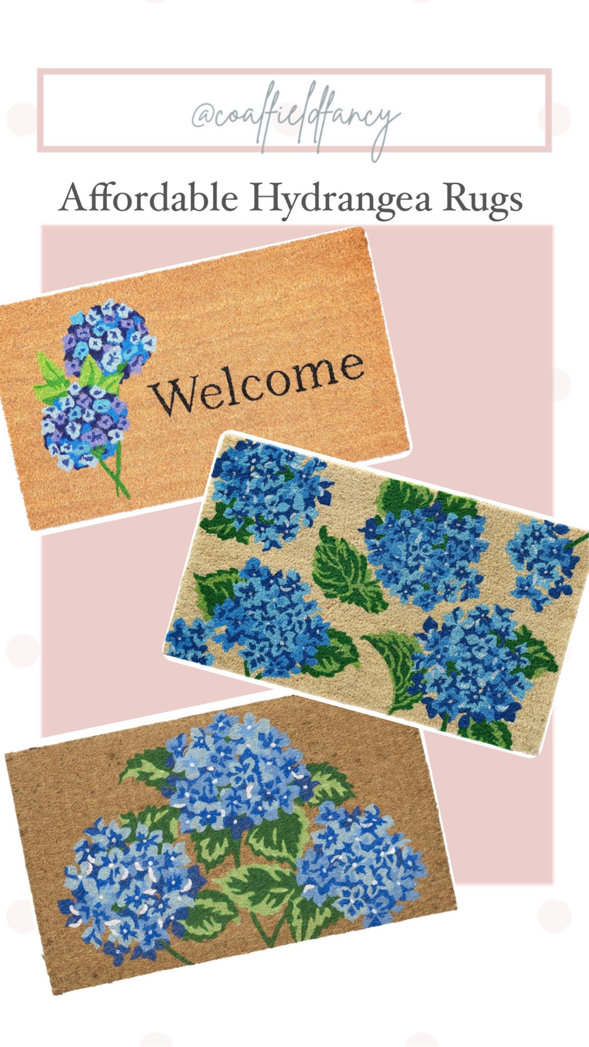 Affordable Hydrangea Rugs
Porch Decor


#LTKhome #LTKfindsunder50