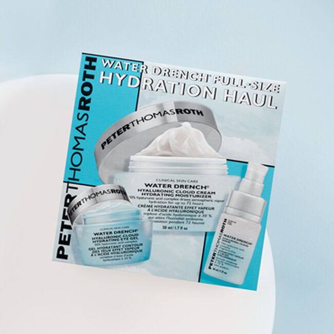 Water Drench Full-Size Hydration Haul 3-Piece Kit | Peter Thomas Roth Labs