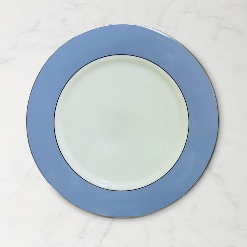 Pickard Color Sheen Charger Plate, Platinum, No Monogram | Williams-Sonoma