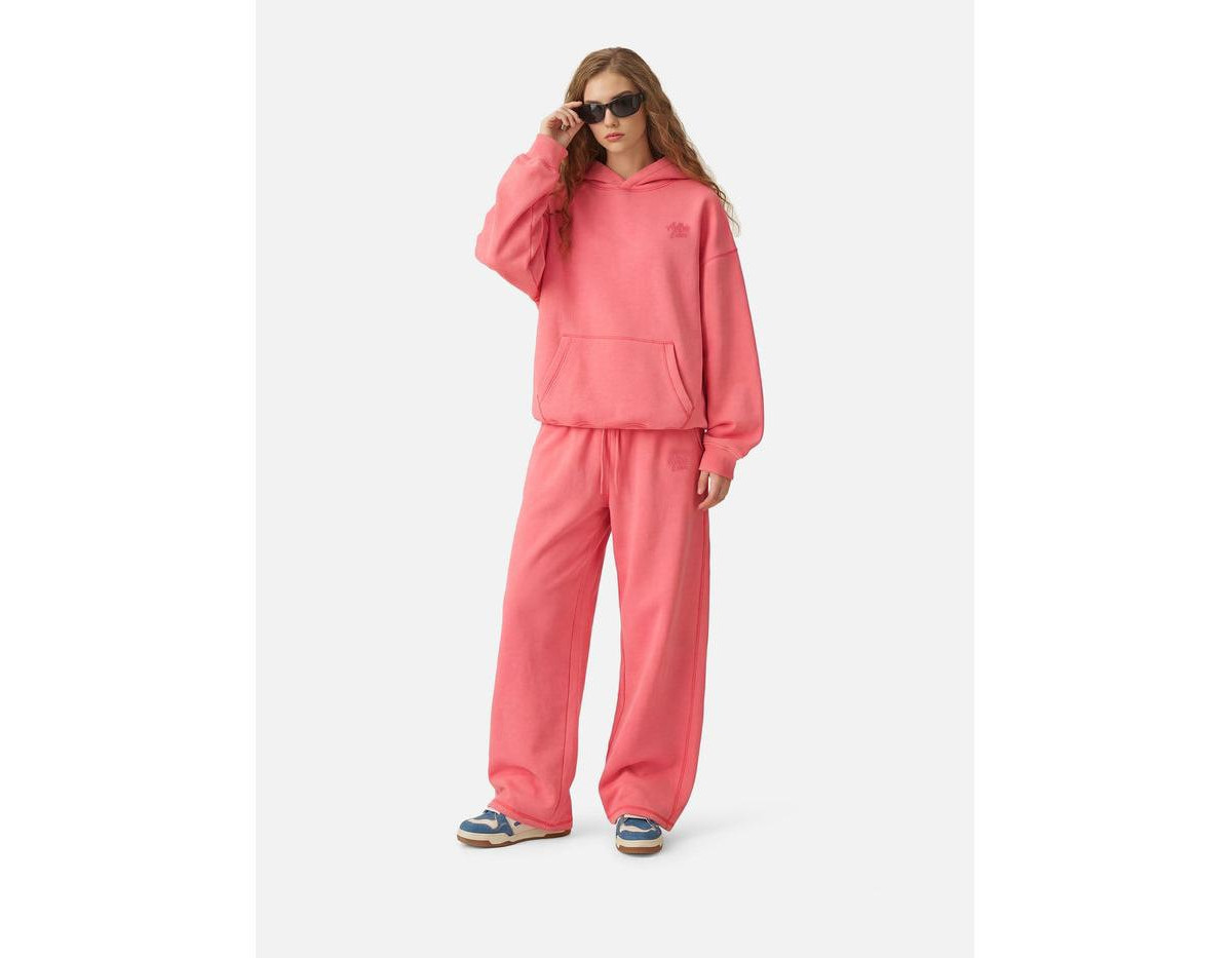 Aelfric Eden Women's Cloud Essential Fleece Pullover Hoodie Super Baggy Set - Pink | Macy's