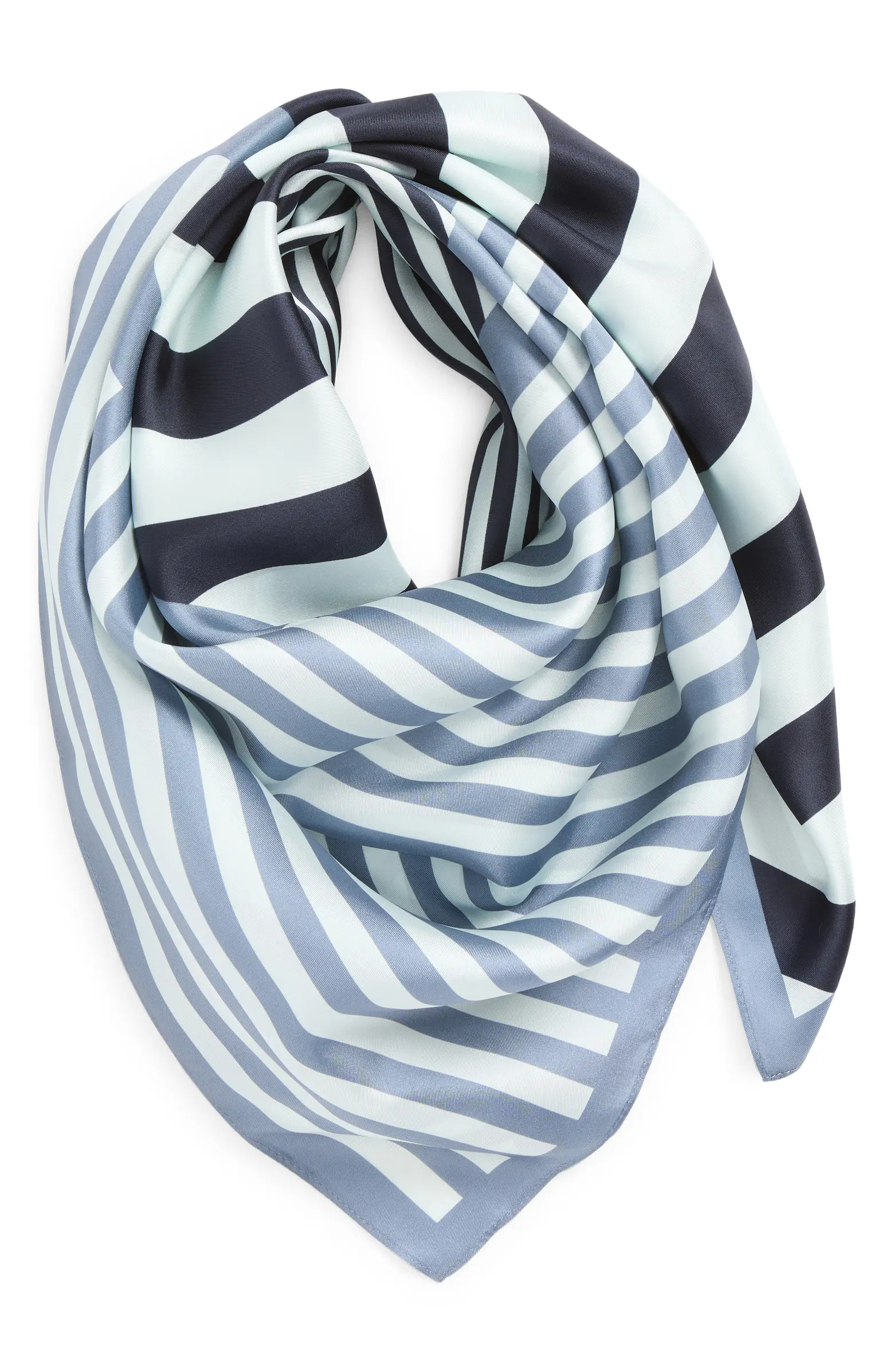 Stripe Square Silk Scarf | Nordstrom