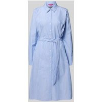 WHITE LABEL Hemdblusenkleid mit Bindegürtel in Bleu, Größe 40 | Peek & Cloppenburg* Düsseldorf DE