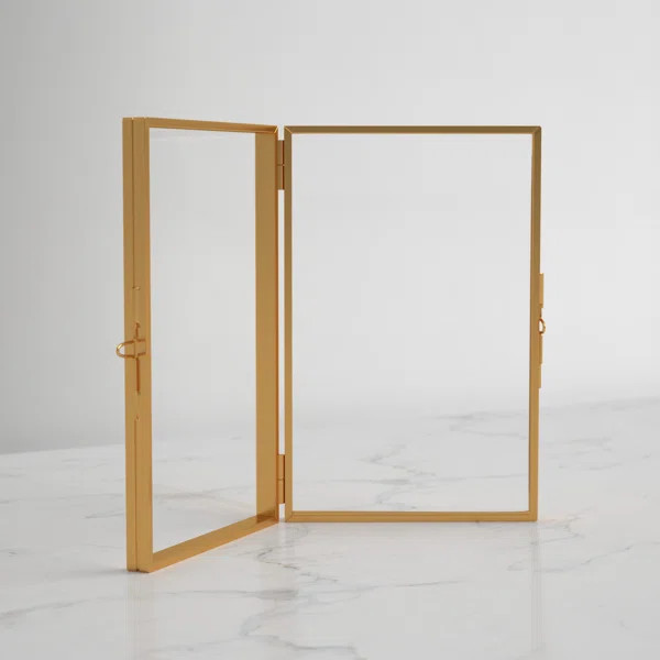 Natalie Metal Floater Picture Frame | Wayfair North America