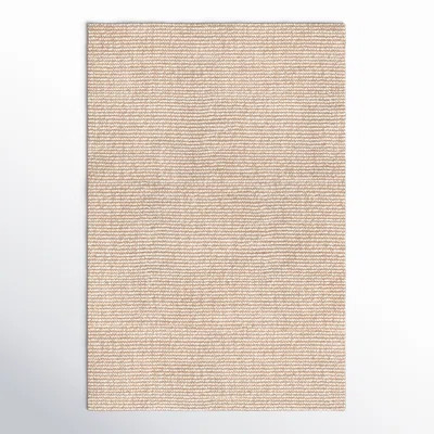 Bayne Hand-Loomed Jute/Wool Beige Area Rug | Wayfair North America