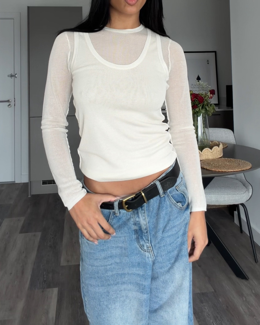 🏷️ zara, zara new in, zara basics, basics, long sleeved basics, thin knit, thin knit basics, thin knit long sleeved basic, denim shorts, brown denim shorts, zara haul 

#LTKuk #LTKeurope #LTKspring