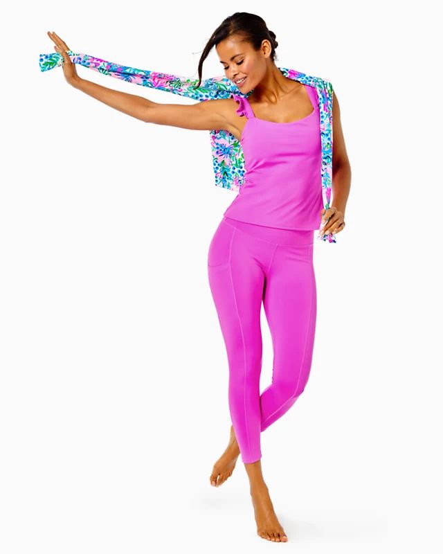 UPF 50+ Luxletic 24" Weekender High Rise Midi Legging | Lilly Pulitzer