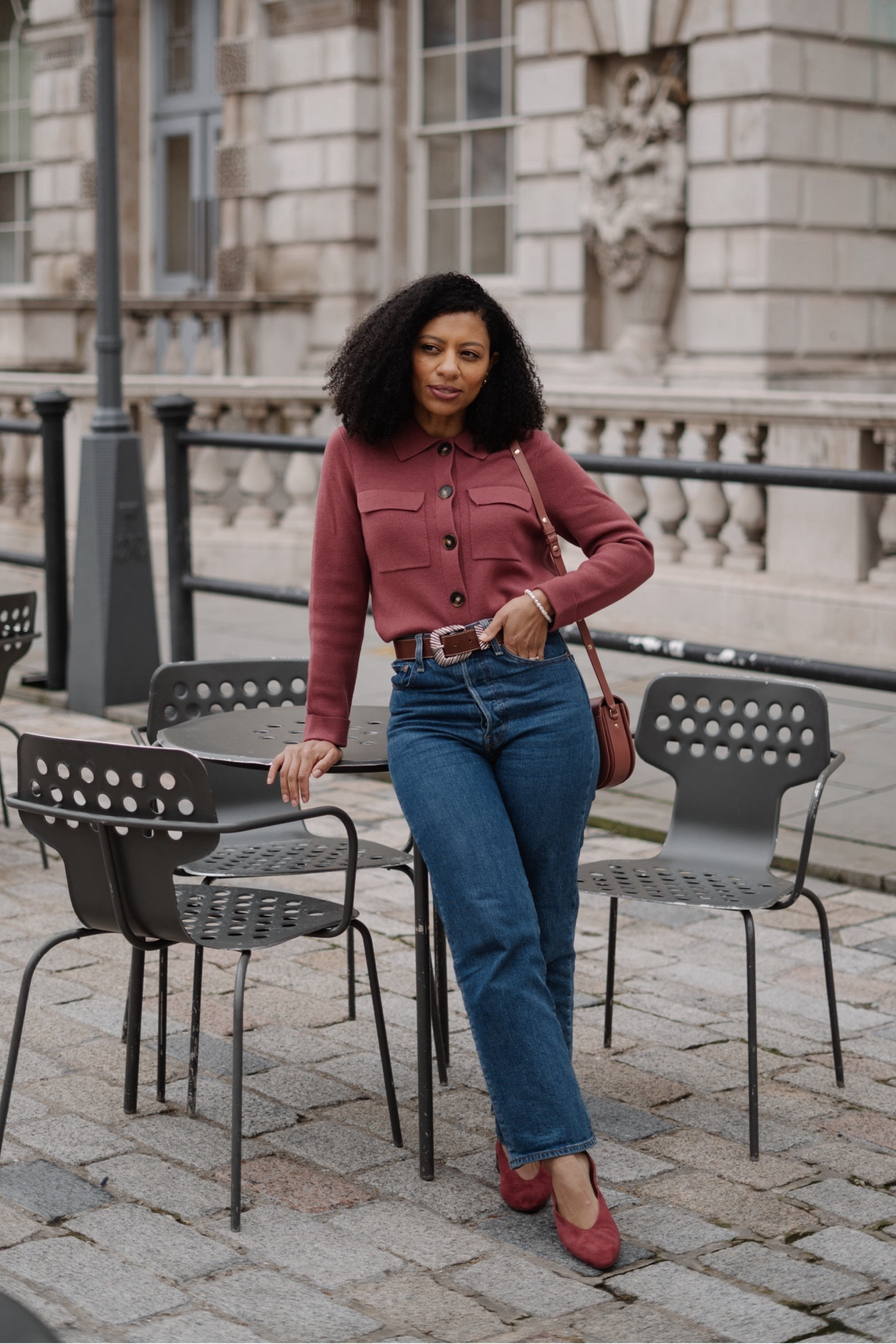 Sézane Outfit: Betty cardigan, Claude bag and Matilda ballet flats:

Spring outfit, petite outfit 

#LTKover40 #LTKSeasonal #LTKeurope