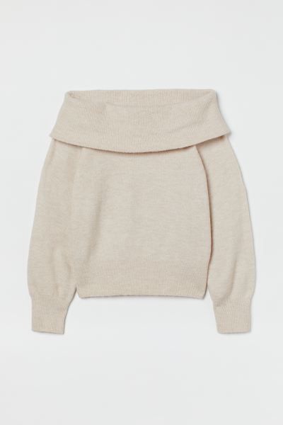 Off-the-shoulder Sweater | H&M (US + CA)