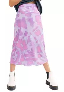 Normani Bias Printed Skirt | Belk